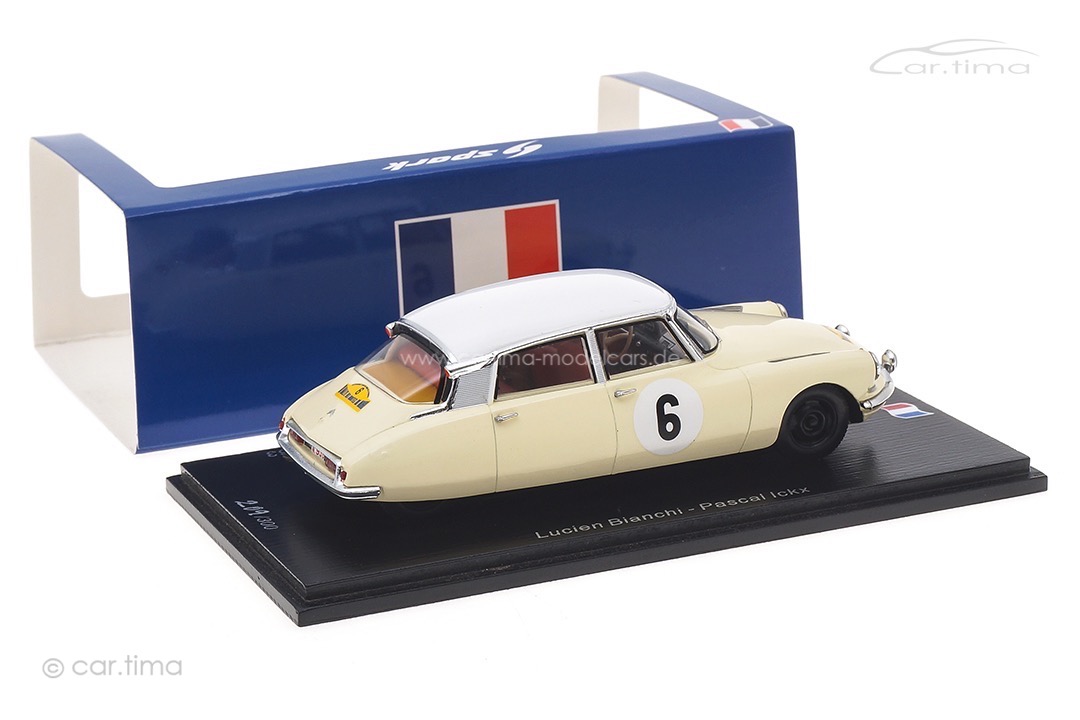 Citroen DS19 Rallye des Routes du Nord 1963 Bianchi/Ickx Spark 1:43 SF230 Citroen DS19 Rallye des Routes du Nord 1963 Bianchi/Ickx Spark 1:43 SF230