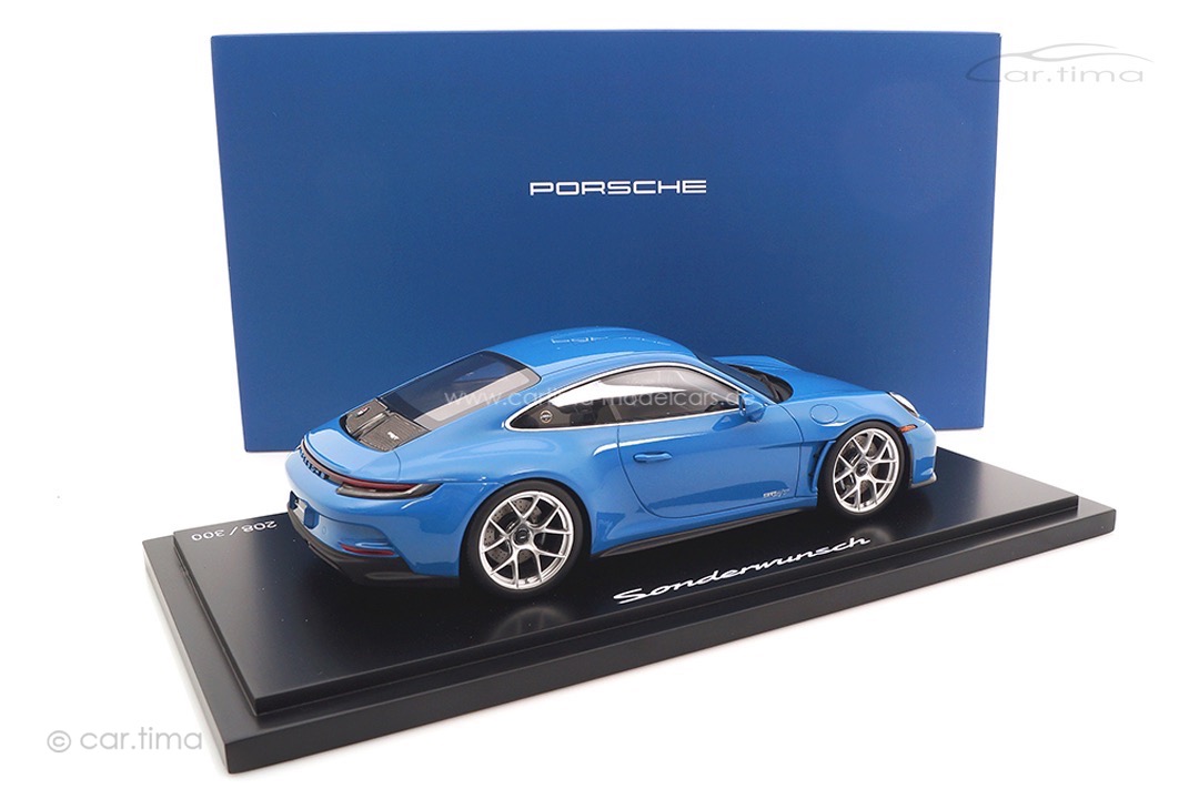 Porsche 911 (992) S/T Sonderwunsch Dani Blue Spark 1:18 WAP0214220T0ST
