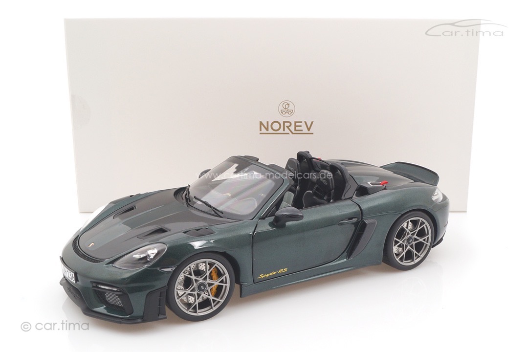Porsche 718 (982) Spyder RS Weissach Paket Tannengrün Norev 1:18 187272