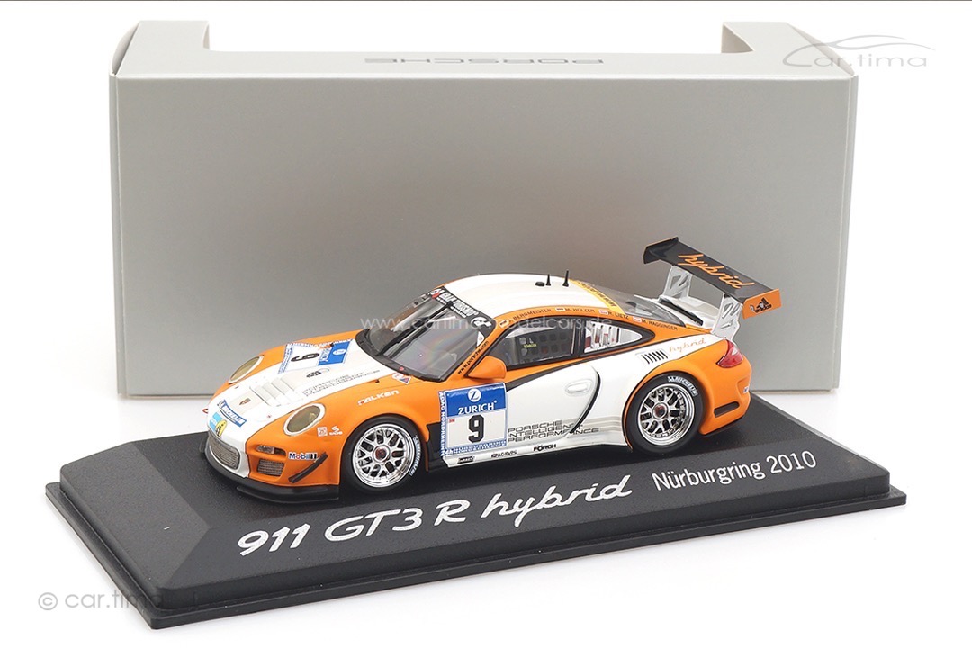 Porsche 911 GT3 R Hybrid 24h Nürburgring 2010 Minichamps 1:43 WAP0201270B