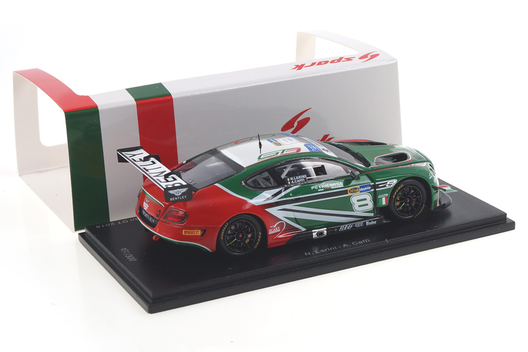 Bentley Continental GT3 Italian GT 2018 Larini/Caffi Spark 1:43 SI007 Bentley Continental GT3 Italian GT 2018 Larini/Caffi Spark 1:43 SI007