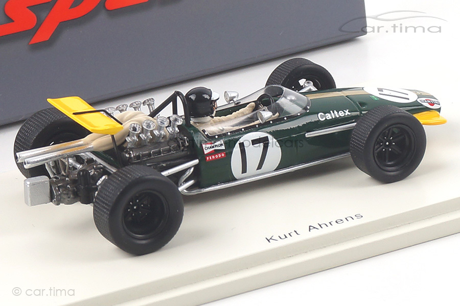 Brabham BT24 GP Deutschland 1968 Kurt Ahrens Spark 1:43 S4780 Brabham BT24 GP Deutschland 1968 Kurt Ahrens Spark 1:43 S4780