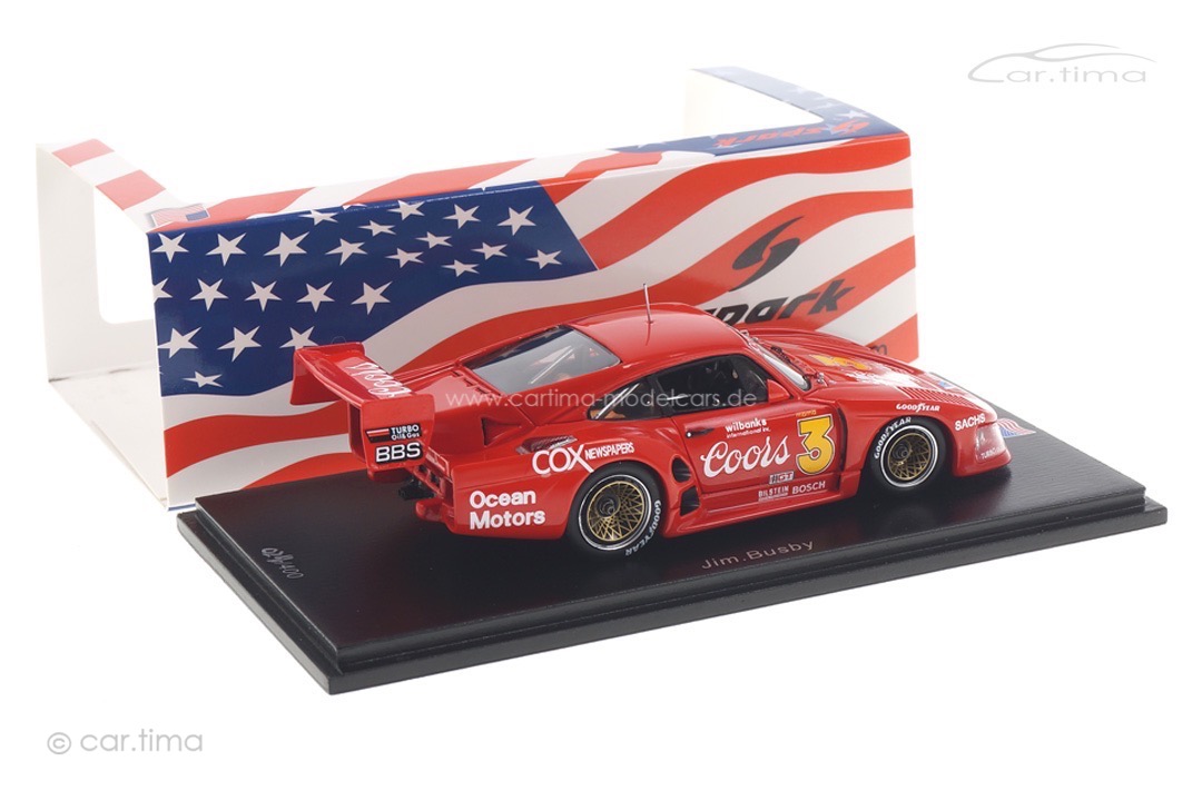 Porsche 935 Sears Point 1980 Jim Busby Spark 1:43 US095 Porsche 935 Sears Point 1980 Jim Busby Spark 1:43 US095