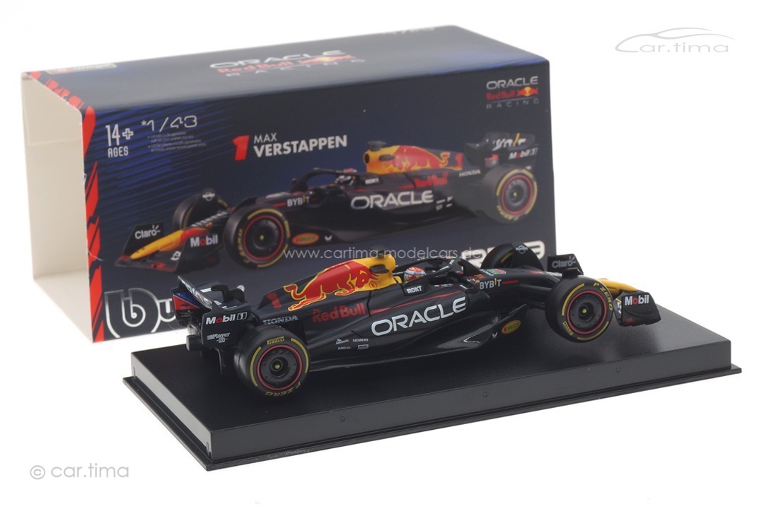 Oracle Red Bull Racing RB19 World Champion 2023 Max Verstappen Bburago 1:43 18-38083VERS
