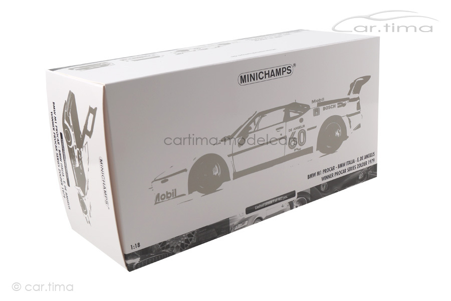 BMW M1 Procar (E26) Winner Zolder 1979 Elio de Angelis Minichamps 1:18 180792961