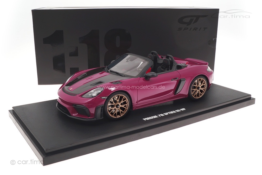 Porsche 718 Spyder RS Weissach Package Sternrubin GT Spirit 1:18 GT486