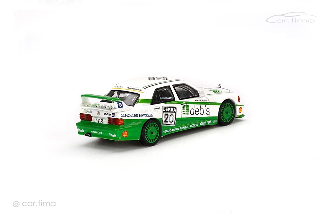 Mercedes-Benz 190E 2.5 16 Evolution II DTM 1991 Michael Schumacher MINI GT 1:64 MGT00366-L