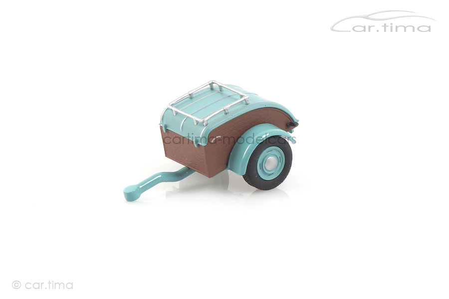 VW Käfer Ovali mit Westfalia-Anhänger türkis Schuco 1:43 450269900 VW Käfer Ovali mit Westfalia-Anhänger türkis Schuco 1:43 450269900