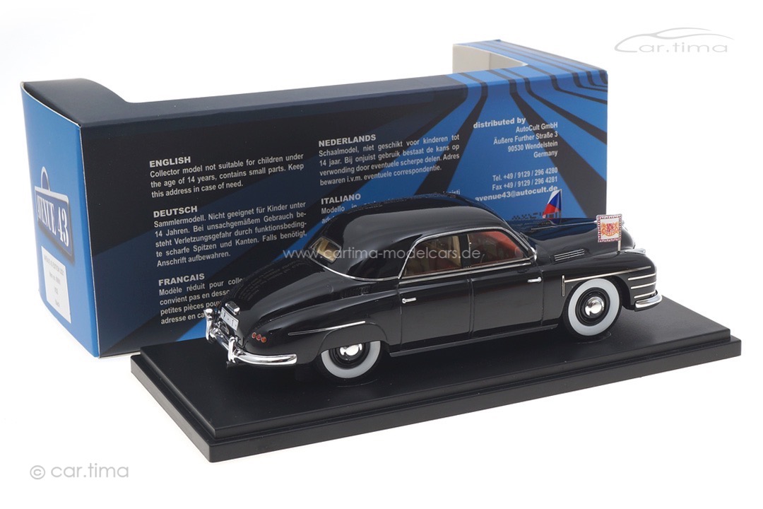 Skoda VOS schwarz Avenue43 1:43 60061 Skoda VOS schwarz Avenue43 1:43 60061