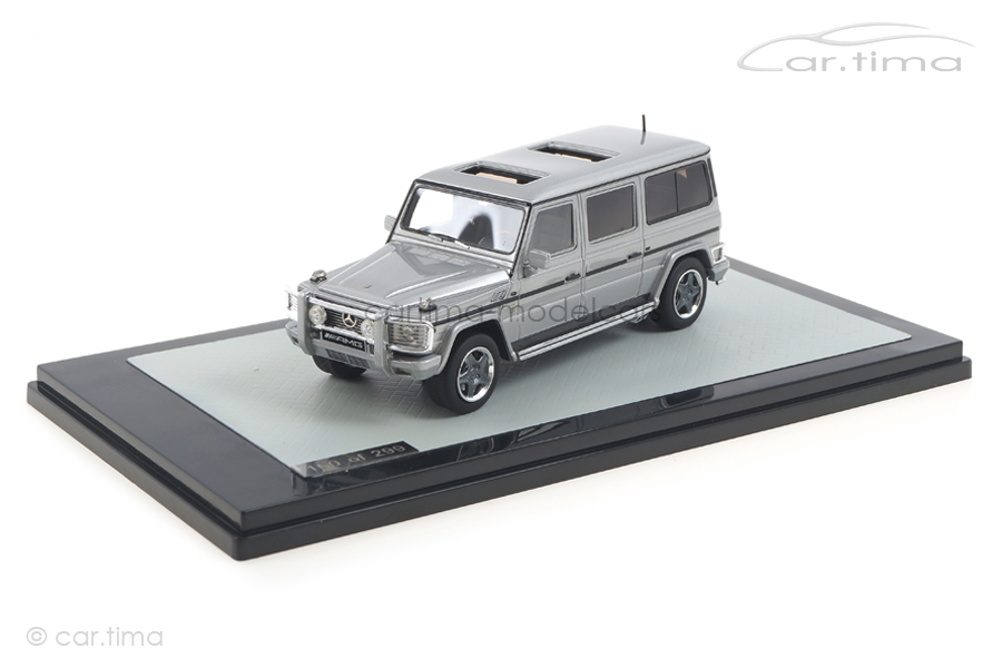 Mercedes Benz G-Klasse AMG G63 lang 2002 silber GLM 1:43 GLM43203702 Mercedes Benz G-Klasse AMG G63 lang 2002 silber GLM 1:43 GLM43203702