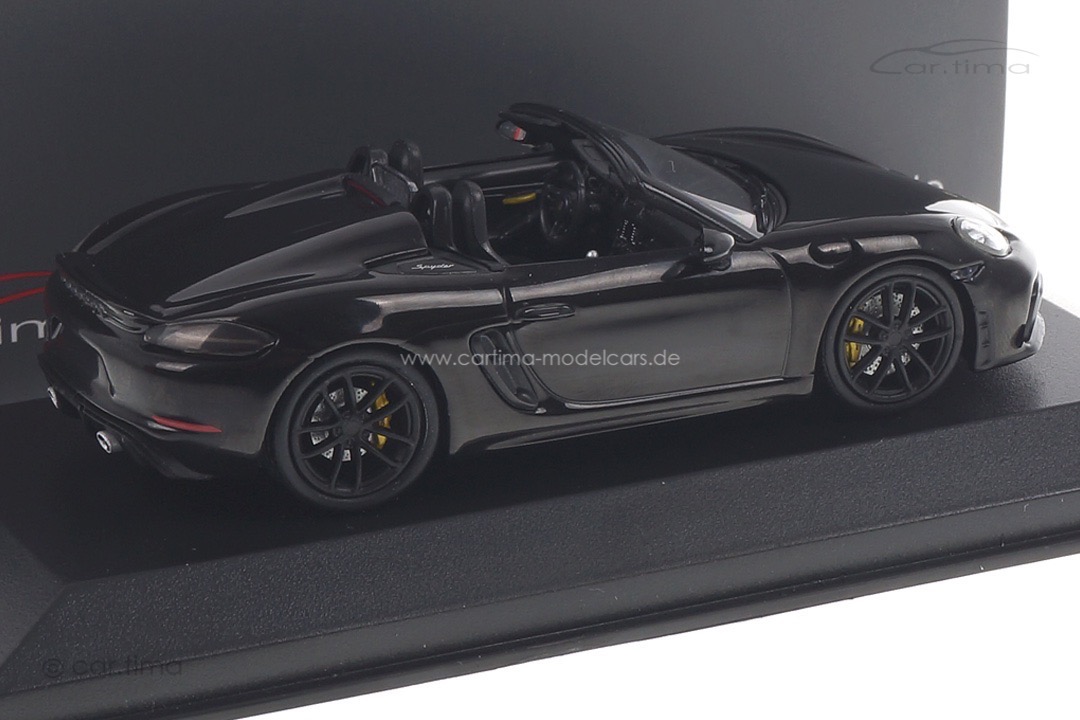 Porsche 718 Boxster Spyder car.tima BLACK EDITION Minichamps car.tima CUSTOMIZED 1:43