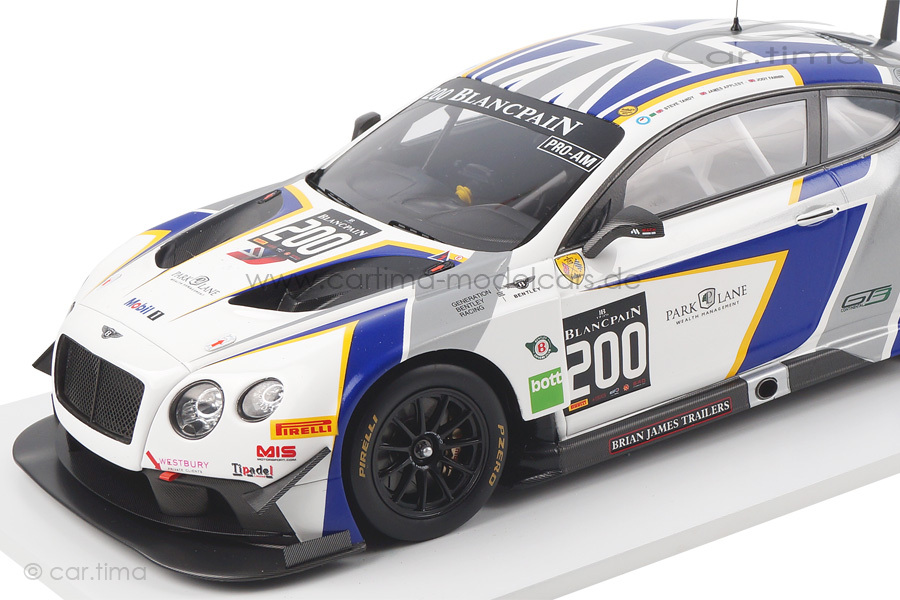 Bentley Continental GT3 Blancpain Endurance Series 2014 TSM 1:18 TSM151837R