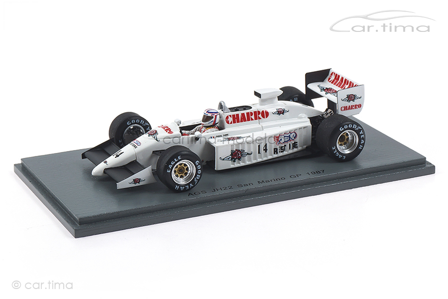AGS JH22 GP San Marino 1987 Pascal Fabre Spark 1:43 S7220
