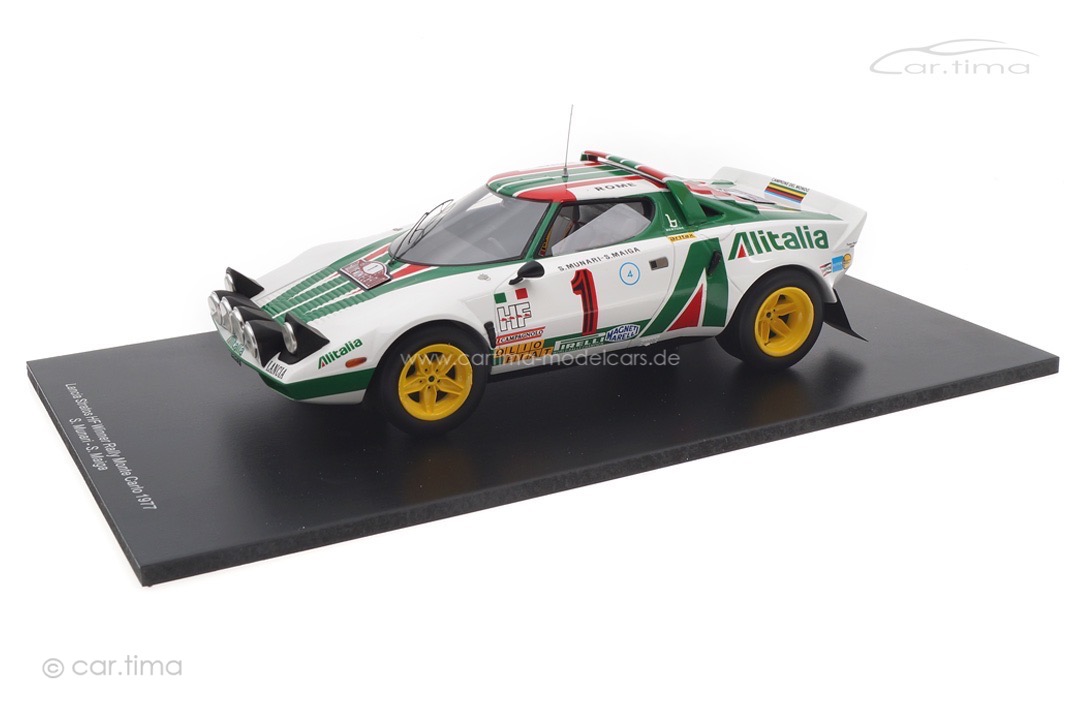 Lancia Stratos HF Winner Rallye Monte Carlo 1977 Munari/Maiga Spark 1:18 18S535 Lancia Stratos HF Winner Rallye Monte Carlo 1977 Munari/Maiga Spark 1:18 18S535