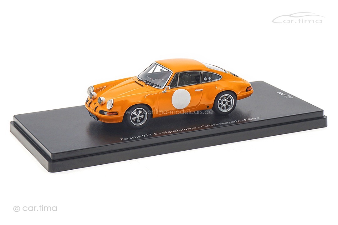 Porsche 911 S Signalorange Curves Magazine "Möhre" car.tima 1:43 CAR04324002 Porsche 911 S Signalorange Curves Magazine "Möhre" car.tima 1:43 CAR04324002