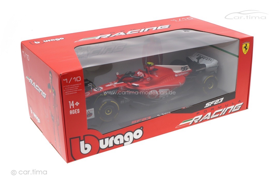 Ferrari F1 SF-23 GP Las Vegas 2023 Carlos Sainz Bburago 1:18 18-16812-S