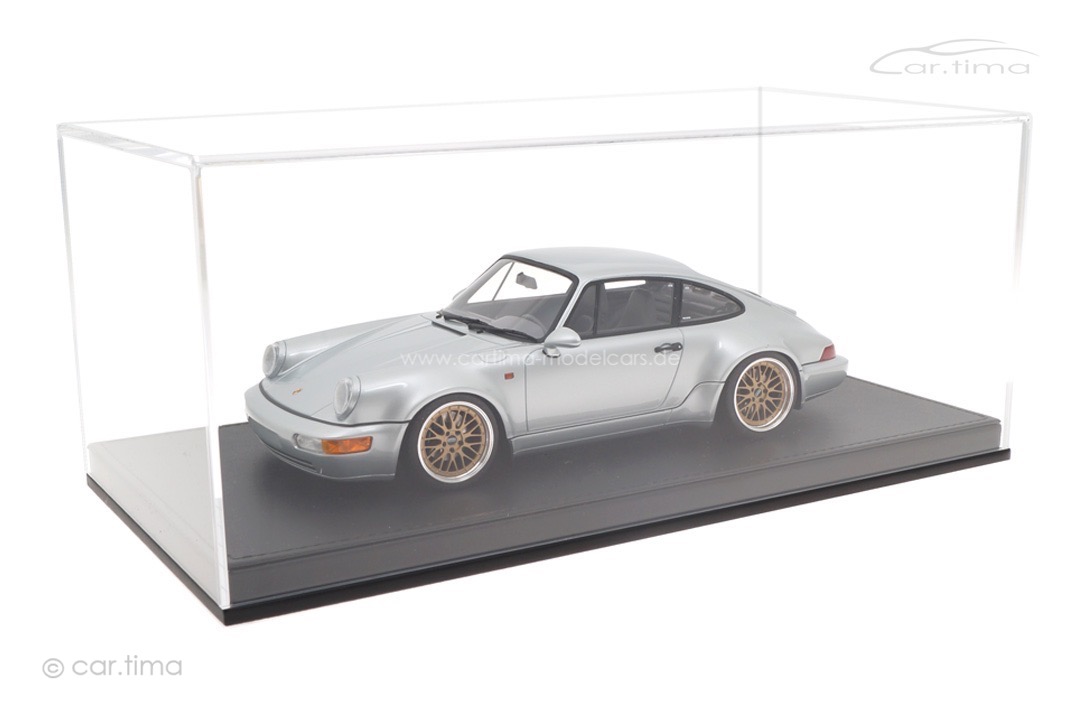 Porsche 911 (964) Carrera 30 Jahre Jubi Polarsilber 19" BBS Alu-Felgen car.tima CUSTOMIZED 1:18 Porsche 911 (964) Carrera 30 Jahre Jubi Polarsilber 19" BBS Alu-Felgen car.tima CUSTOMIZED 1:18