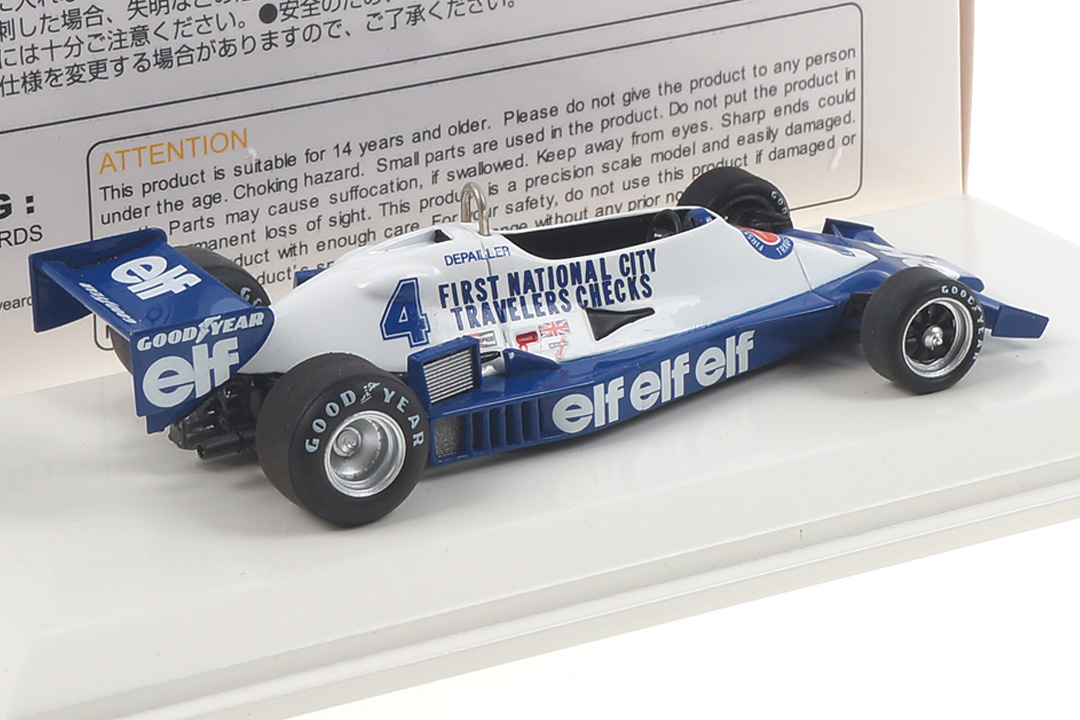Tyrrell 008 Presentation 1978 Patrick Depailler Reve Collection 1:43 R70111 Tyrrell 008 Presentation 1978 Patrick Depailler Reve Collection 1:43 R70111