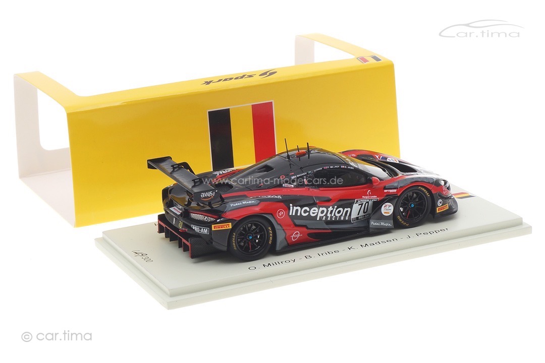 McLaren 720S GT3 24h Spa 2021 Millroy/Iribe/Madsen/Pepper Spark 1:43 SB453 McLaren 720S GT3 24h Spa 2021 Millroy/Iribe/Madsen/Pepper Spark 1:43 SB453