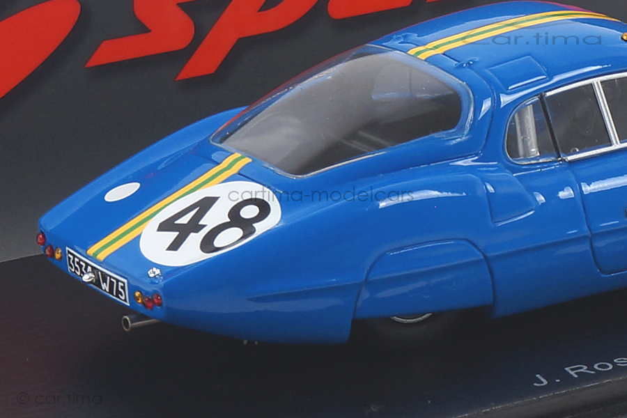 Alpine M63 24h Le Mans 1963 Heinz/Rosinski Spark 1:43 S5482 Alpine M63 24h Le Mans 1963 Heinz/Rosinski Spark 1:43 S5482