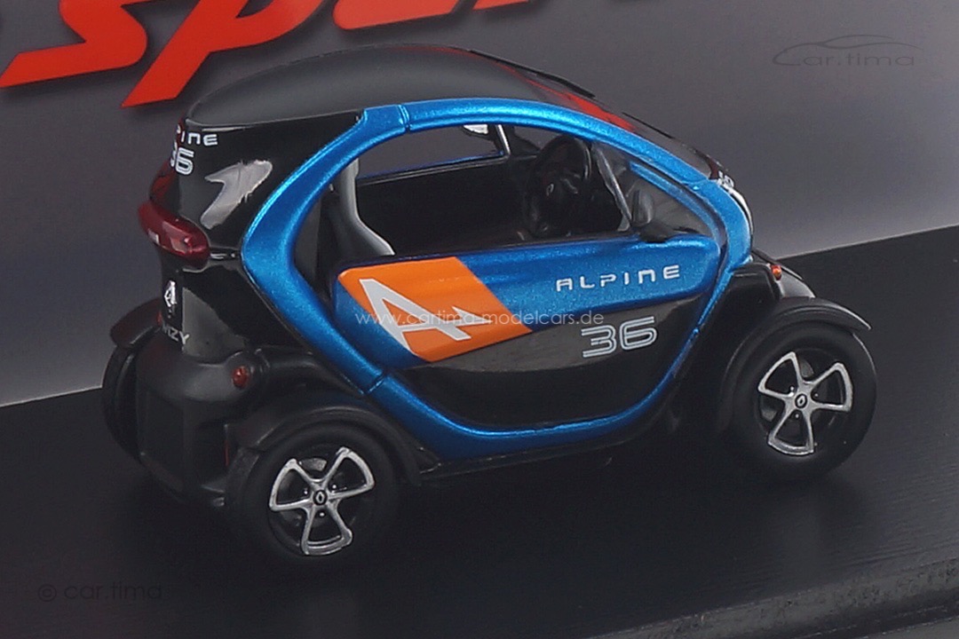 Renault Twizy Alpine blau Spark 1:43 SF075