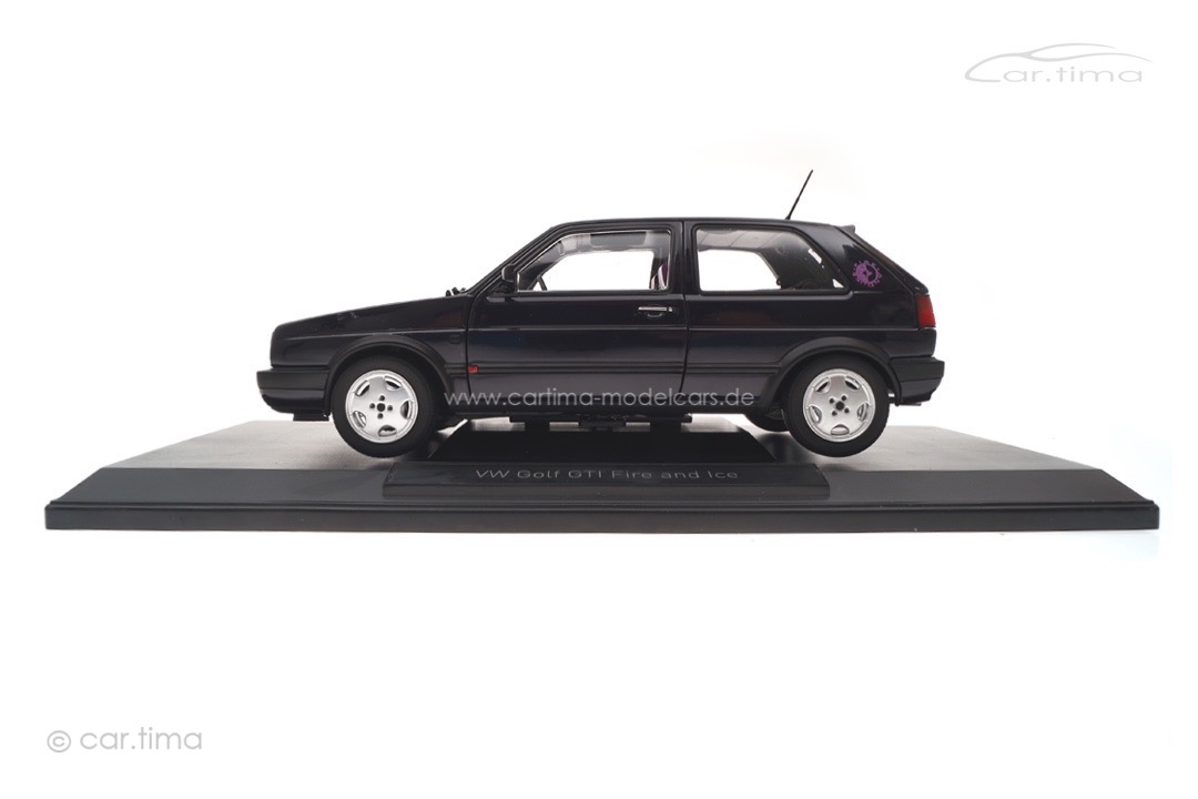 VW Volkswagen Golf II GTI Fire & Ice 1991 Purple met. Norev 1:18 188558