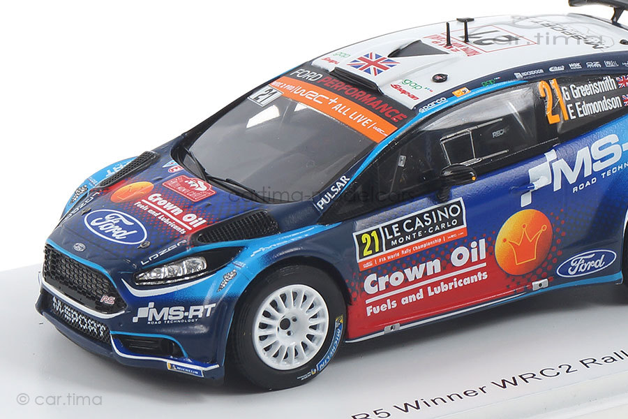 Ford Fiesta R5 Rallye Monte Carlo 2019 Winner WRC2 Spark 1:43 S5982 Ford Fiesta R5 Rallye Monte Carlo 2019 Winner WRC2 Spark 1:43 S5982