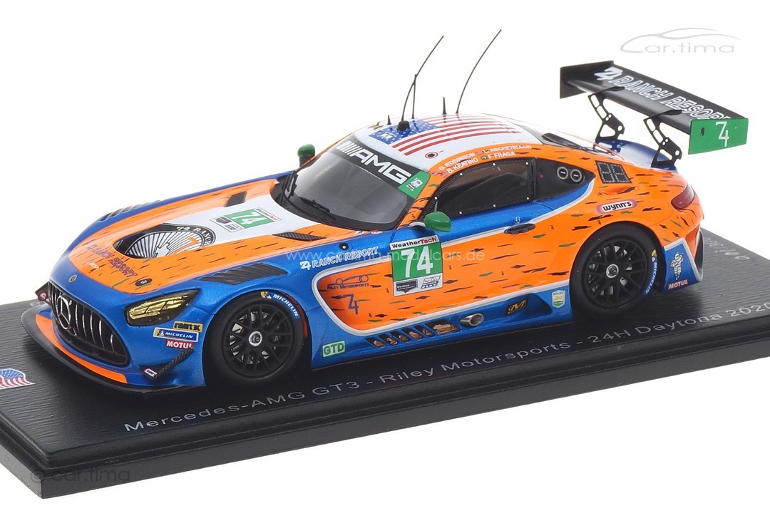 Mercedes-AMG GT3 24h Daytona 2020 Robinson/Aschenbach/Keating/Fraga Spark 1:43 US130
