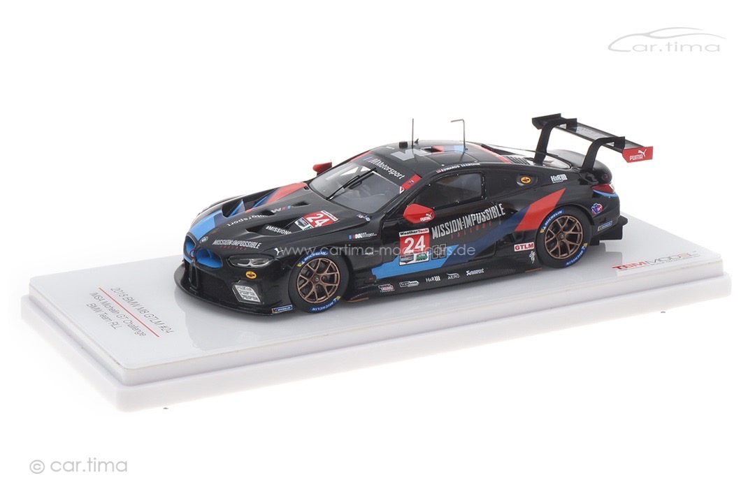 BMW M8 GTLM IMSA 2018 Edwards/Krohn Mission Impossible livery TSM 1:43 TSM430433