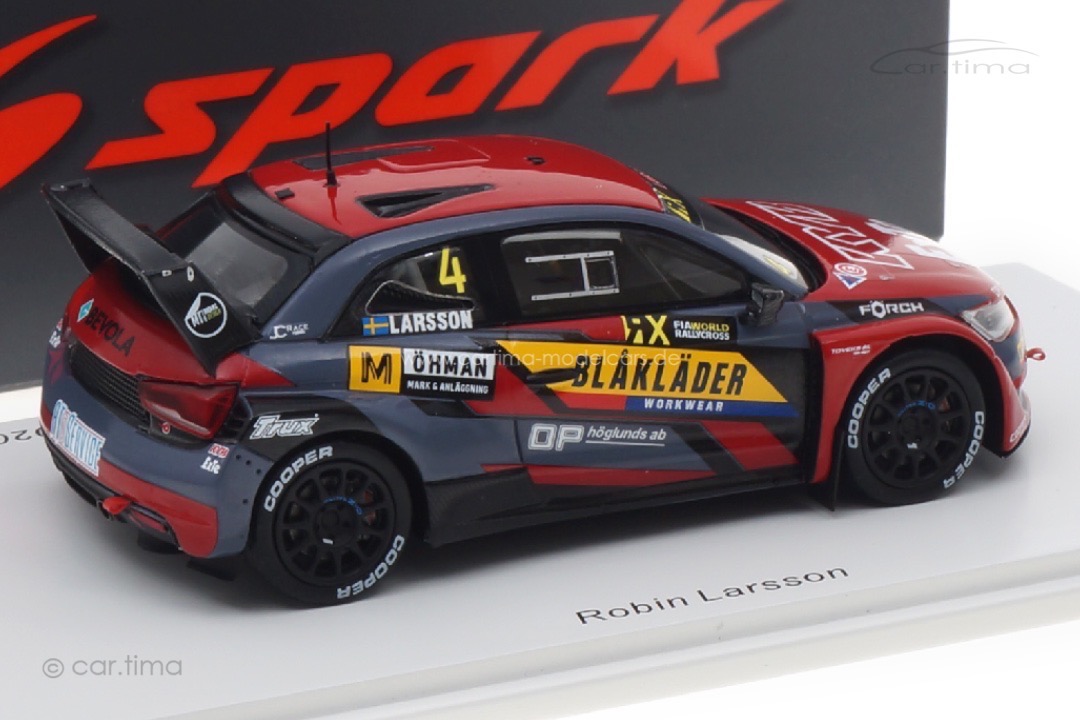 Audi S1 WRX World RX Lettland 2020 Robin Larsson Spark 1:43 S7883 Audi S1 WRX World RX Lettland 2020 Robin Larsson Spark 1:43 S7883
