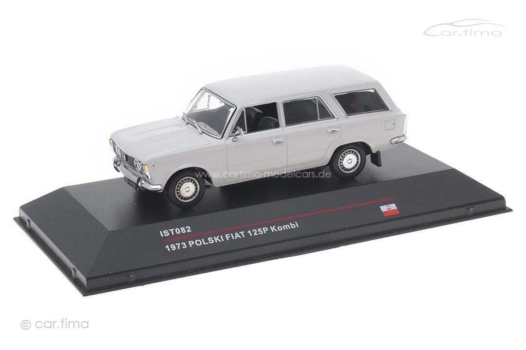 Polski Fiat 125P Kombi 1973 weiß IST Models 1:43 IST082