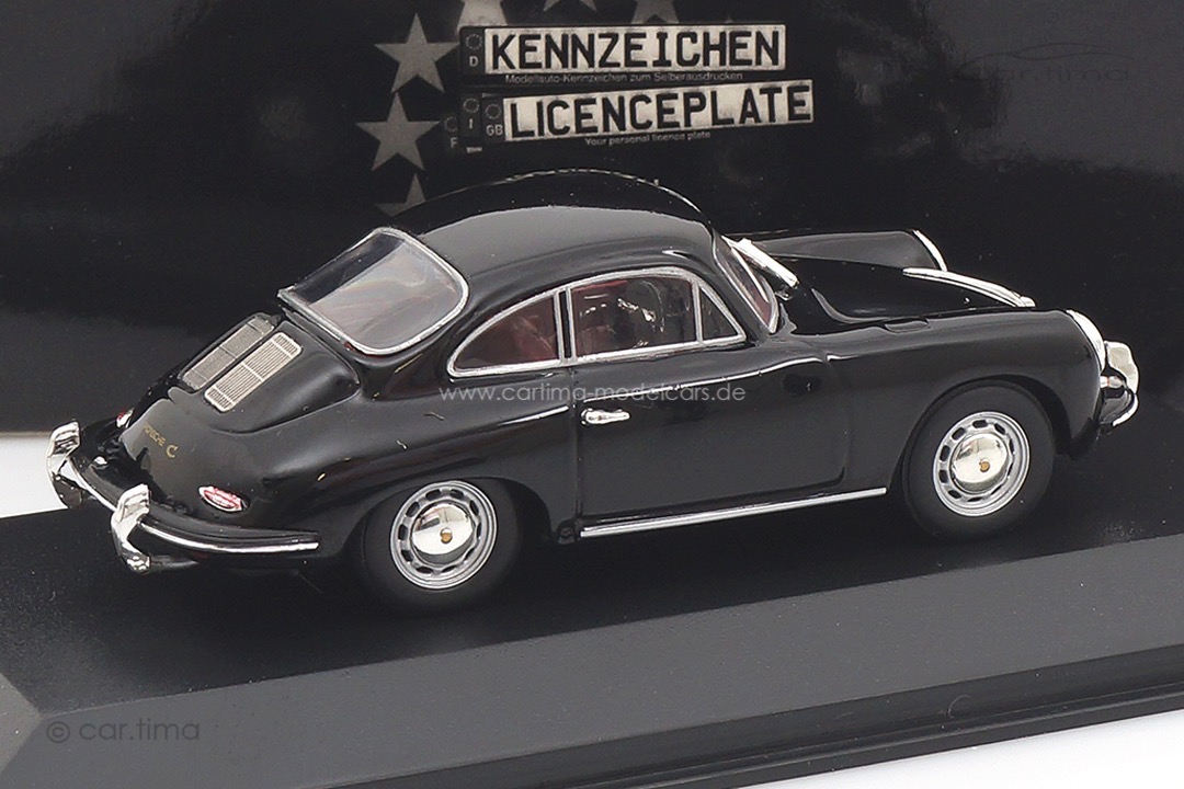 Porsche 356 C Coupe Schwarz Minichamps 1:43 430062328