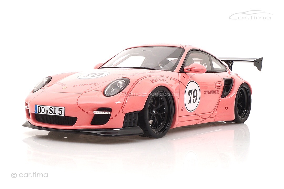 Porsche 911 (997) Turbo S LBWK Sidney Hoffmann Pink Pig Werk83 1:18 W18090001
