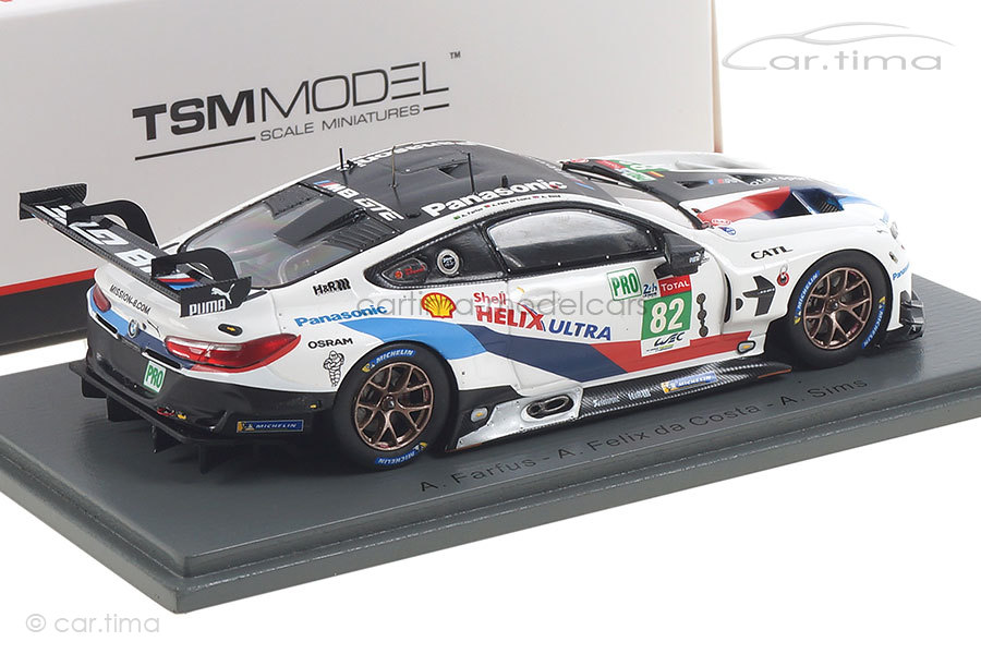 BMW M8 GTE 24h Le Mans 2018 da Costa/Farfus/Sims TSM 1:43 TSM430488 BMW M8 GTE 24h Le Mans 2018 da Costa/Farfus/Sims TSM 1:43 TSM430488