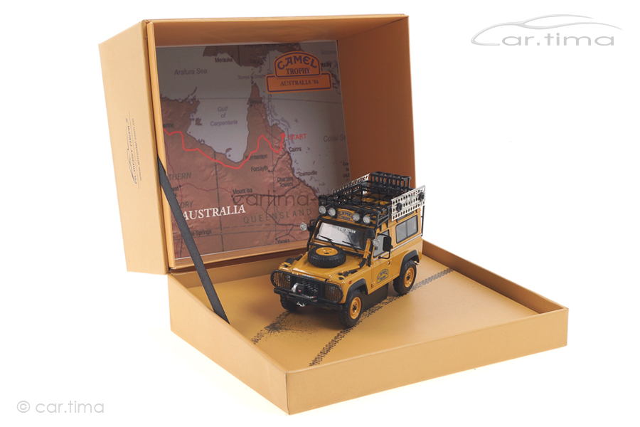 Land Rover Defender 90 Camel Trophy Australien 1986 Almost Real 1:43 410213 Land Rover Defender 90 Camel Trophy Australien 1986 Almost Real 1:43 410213