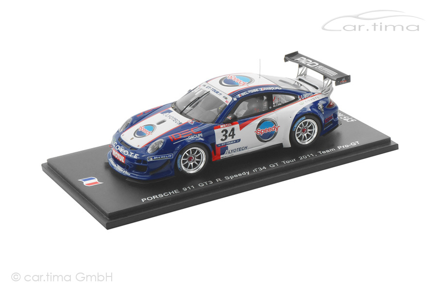 Porsche 911 (997 II) GT3 R GT Tour 2011 Beltoise/Pasquali Spark 1:43 SF019