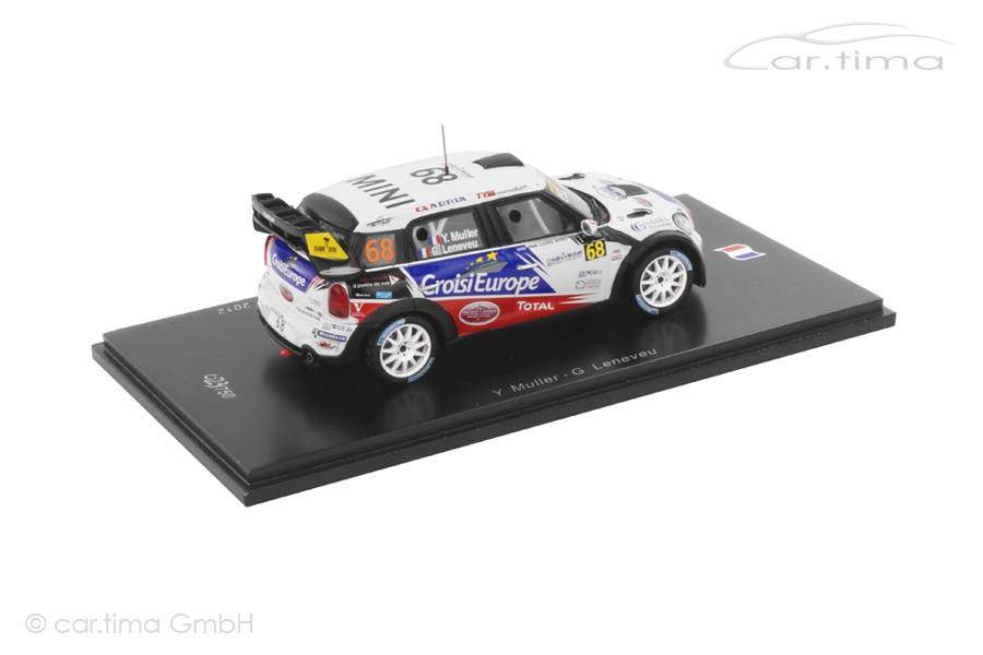 Mini John Cooper Works WRC Rallye de France 2012 Muller/Leneveu Spark 1:43