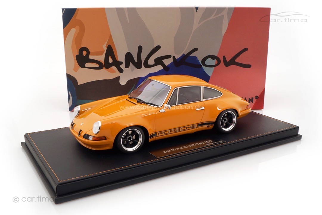 Porsche 911 ST Bahamagelb American Racing Alu-Felgen car.tima CUSTOMIZED 1:18