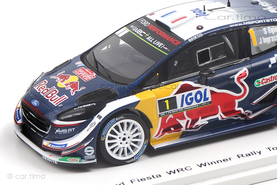 Ford Fiesta WRC Winner Tour de Corse 2018 Ogier/Ingrassia Spark 1:43 S5970 Ford Fiesta WRC Winner Tour de Corse 2018 Ogier/Ingrassia Spark 1:43 S5970
