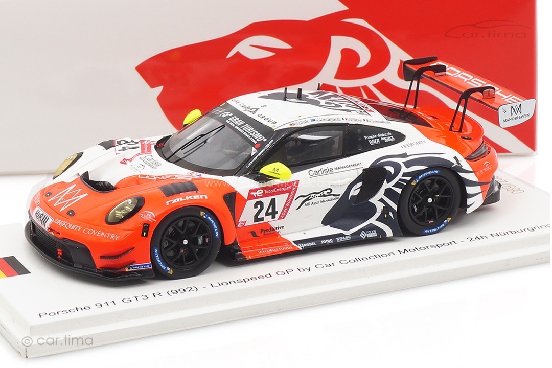 Porsche 911 GT3 R 24h Nürburgring 2023 Campbell/Kolb/Jaminet/Pilet Spark 1:43 FF025