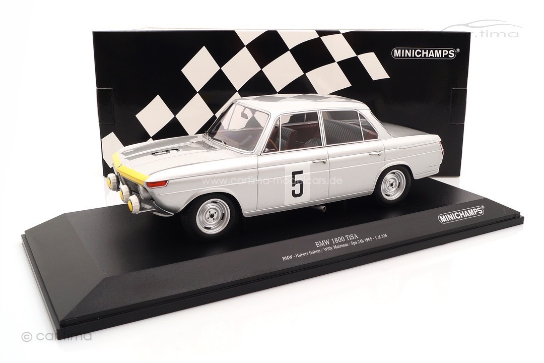 BMW 1800 TISA 24h Spa 1965 Hahne/Mairesse Minichamps 1:18 155652905