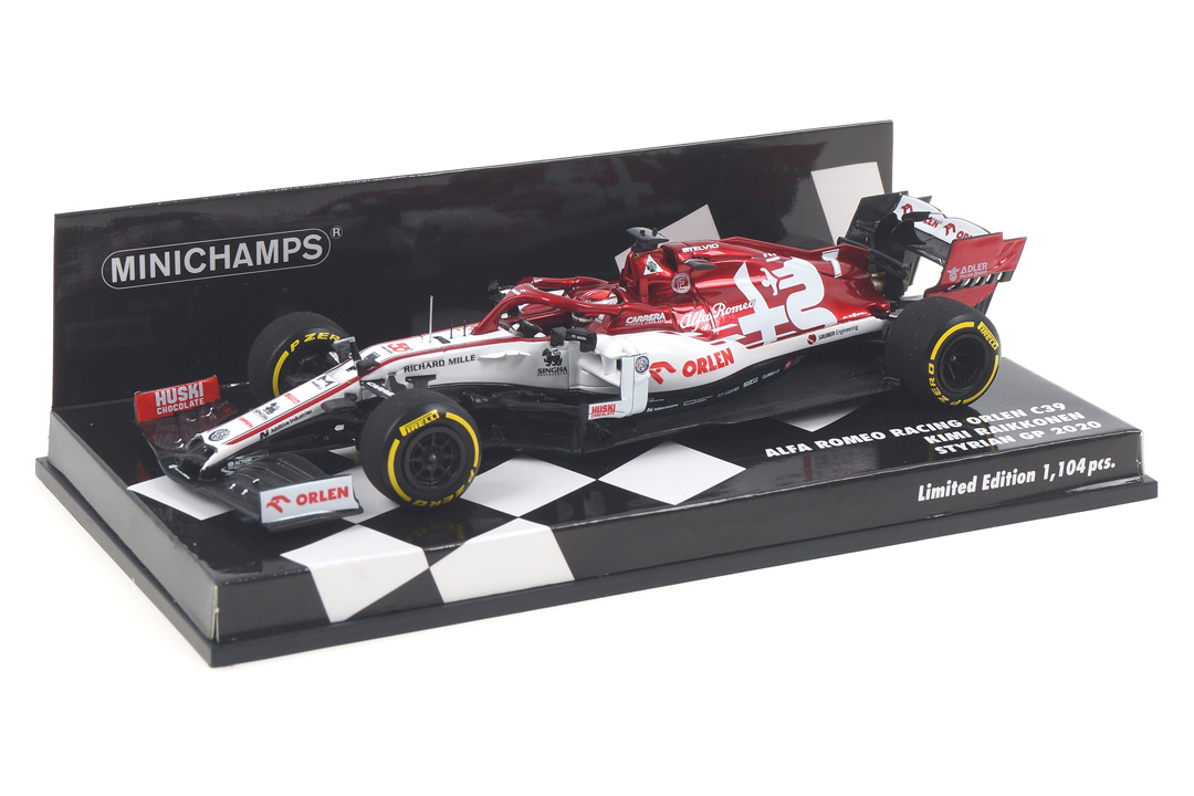 Alfa Romeo Racing Orlen C39 Styrian GP 2020 K. Raikkonen Minichamps 1:43 417200207