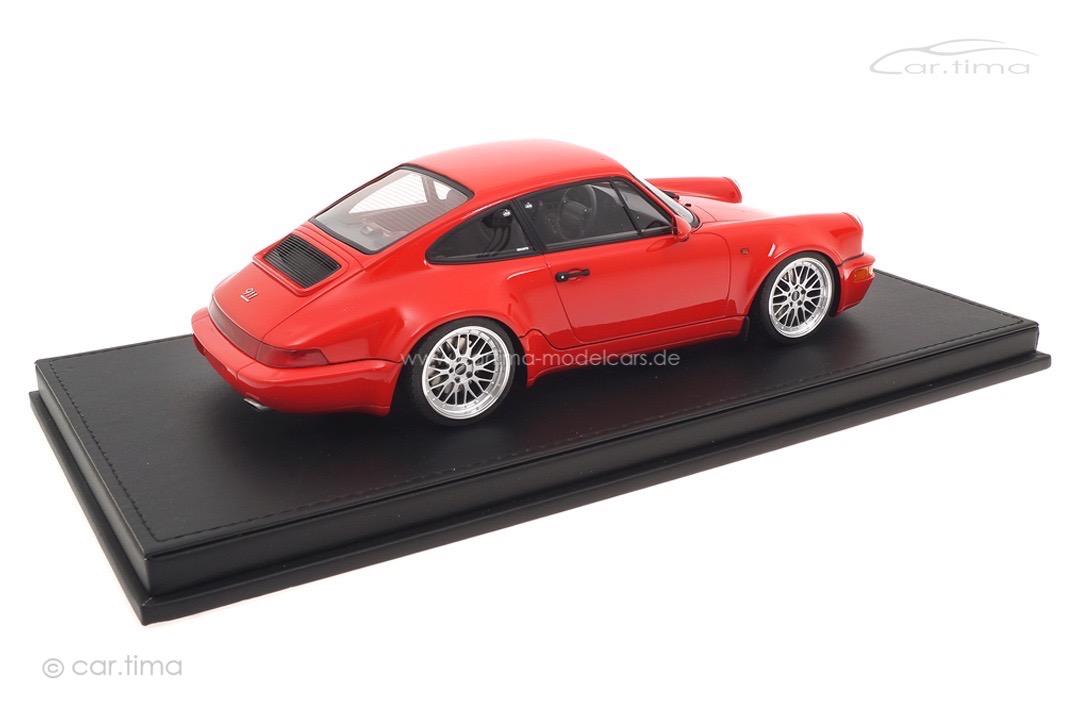 Porsche 911 (964) Carrera 30 Jahre Jubi Indischrot 19" BBS Alu-Felgen car.tima CUSTOMIZED 1:18 Porsche 911 (964) Carrera 30 Jahre Jubi Indischrot 19" BBS Alu-Felgen car.tima CUSTOMIZED 1:18
