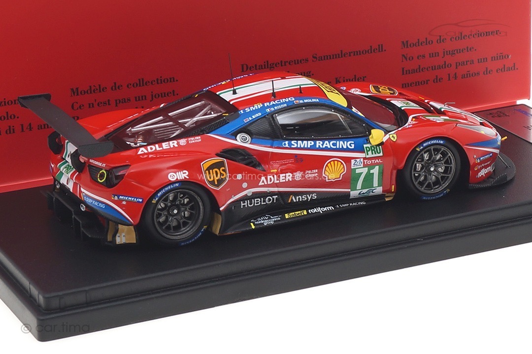 Ferrari 488 GTE Evo 24h Le Mans 2020 Bird/Molina/Rigon Looksmart 1:43 LSLM108 Ferrari 488 GTE Evo 24h Le Mans 2020 Bird/Molina/Rigon Looksmart 1:43 LSLM108