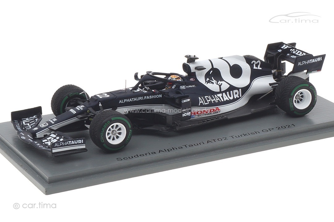 AlphaTauri AT02 GP Türkei 2021 Yuki Tsunoda Spark 1:43 S7699 AlphaTauri AT02 GP Türkei 2021 Yuki Tsunoda Spark 1:43 S7699