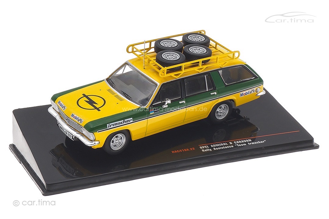 Opel Admiral B Caravan Rallye Assistance Team Irmscher IXO 1:43 RAC418X.22