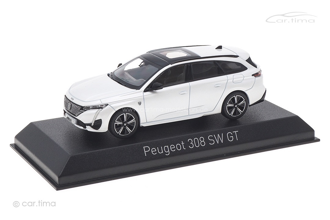 Peugeot 308 SW GT 2021 Pearl White Norev 1:43 473937