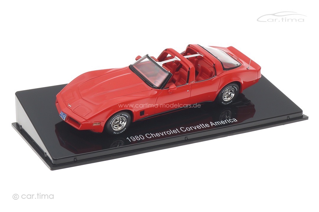 Chevrolet Corvette America 4 doors 1980 rot Esval 1:43 EMUS43010A Chevrolet Corvette America 4 doors 1980 rot Esval 1:43 EMUS43010A