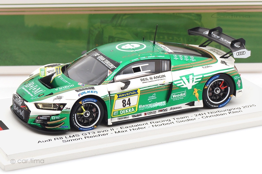 Audi R8 LMS GT3 Evo II 24h Nürburgring 2025 Eastalent Racing Spark 1:43 FF043