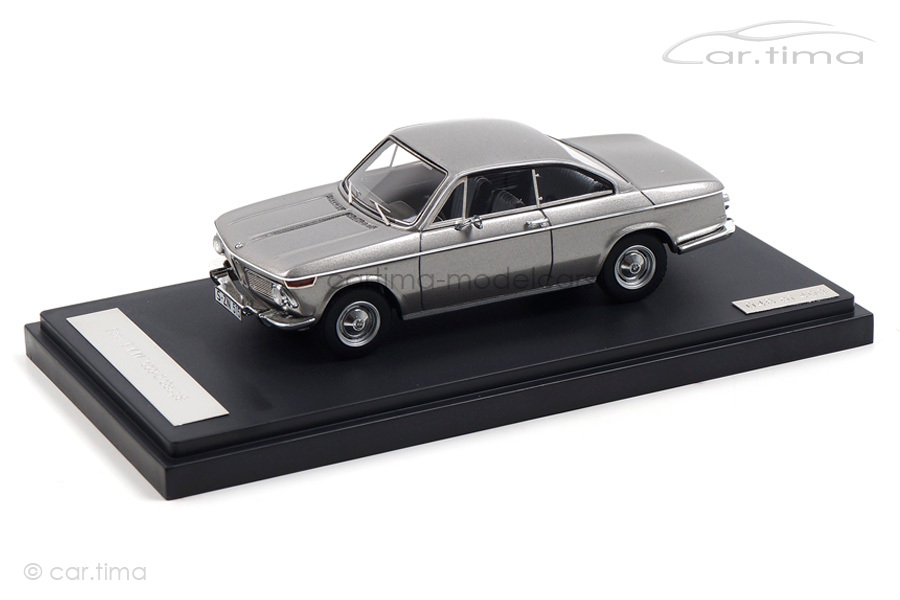 BMW 1602 Baur Coupe 1967 silber Matrix 1:43 MX30202-012 BMW 1602 Baur Coupe 1967 silber Matrix 1:43 MX30202-012